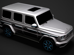 mercedes benz eqg 2022 Model 3D