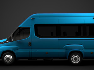 iveco daily blue power minibus l3h3 2020 3D Model
