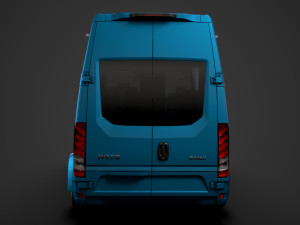 iveco daily blue power minibus l3h3 2020 3D Model