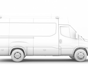 iveco daily blue power minibus l3h3 2020 3D Model