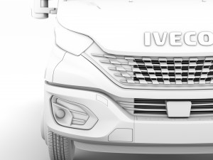 iveco daily blue power minibus l3h3 2020 3D Model