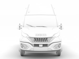 iveco daily blue power minibus l3h3 2020 3D Model