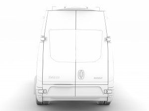 iveco daily blue power minibus l3h3 2020 3D Model