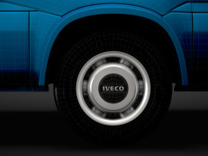 iveco daily blue power minibus l3h3 2020 3D Model
