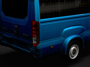 iveco daily blue power minibus l3h3 2020 3D Model