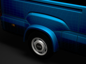 iveco daily blue power minibus l3h3 2020 3D Model