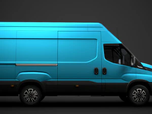 iveco daily blue power van l3h3 2020 3D Model