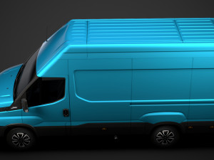 iveco daily blue power van l3h3 2020 3D Модель