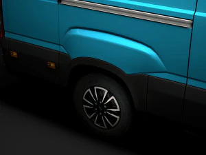 iveco daily blue power van l3h3 2020 3D Model
