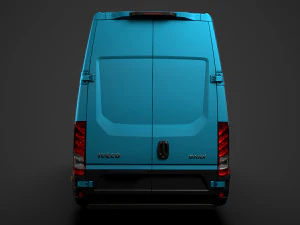 iveco daily blue power van l3h3 2020 3D Model