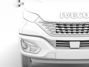 iveco daily blue power van l3h3 2020 3D Модель