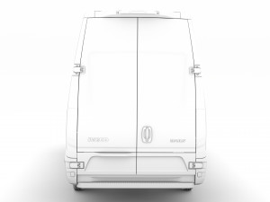 iveco daily blue power van l3h3 2020 3D Модель