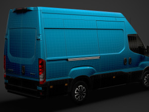 iveco daily blue power van l3h3 2020 3D Модель