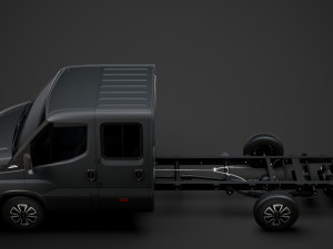 iveco daily crew cab l4 chassis 2020 Modello 3D