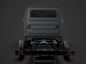 iveco daily crew cab l4 chassis 2020 Modello 3D