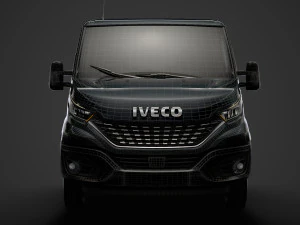 iveco daily crew cab l4 chassis 2020 3D Model