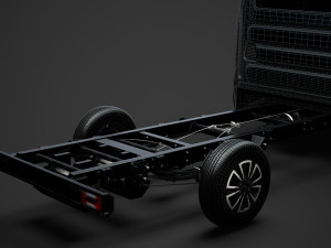 iveco daily crew cab l4 chassis 2020 Modello 3D