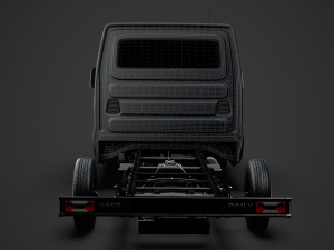 iveco daily crew cab l4 chassis 2020 Modello 3D