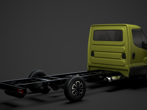 iveco dailysingle cab l3 chassis 2020 3D मॉडल