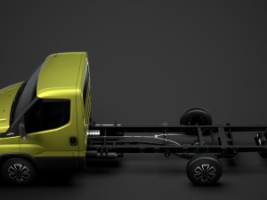 iveco dailysingle cab l3 chassis 2020 3D मॉडल
