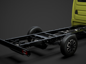 iveco dailysingle cab l3 chassis 2020 3D मॉडल