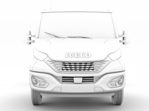 iveco dailysingle cab l3 chassis 2020 3D मॉडल
