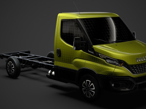 iveco dailysingle cab l3 chassis 2020 3D मॉडल