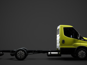 iveco dailysingle cab l3 chassis 2020 3D मॉडल