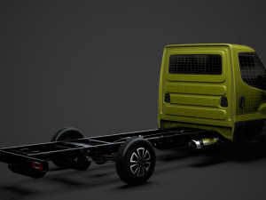 iveco dailysingle cab l3 chassis 2020 3D मॉडल