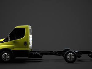 iveco dailysingle cab l3 chassis 2020 3D मॉडल