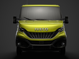 iveco dailysingle cab l3 chassis 2020 3D मॉडल
