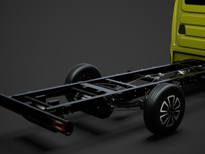 iveco dailysingle cab l3 chassis 2020 3D मॉडल