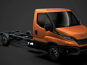 इवेको डेलीसिंगल कैब एल4 चेसिस 2020 3D मॉडल