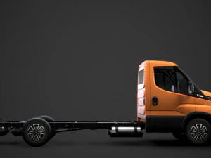 iveco dailysingle cab l4 chassis 2020 3D Model