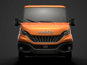 iveco dailysingle cab l4 chassis 2020 3D Model