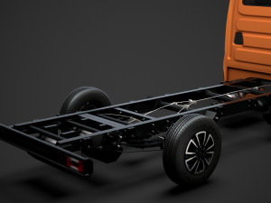 iveco dailysingle cab l4 chassis 2020 3D 모델