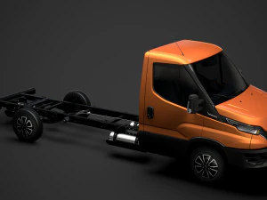 iveco dailysingle cab l4 chassis 2020 3D Model