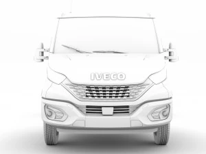 iveco dailysingle cab l4 chassis 2020 3D Model