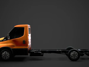 iveco dailysingle cab l4 chassis 2020 3D Model