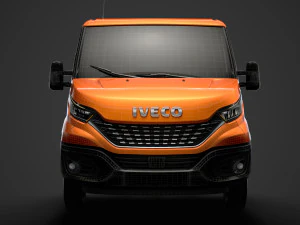 iveco dailysingle cab l4 chassis 2020 3D Model