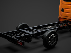 iveco dailysingle cab l4 chassis 2020 3D 모델