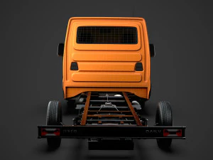 iveco dailysingle cab l4 chassis 2020 3D Model