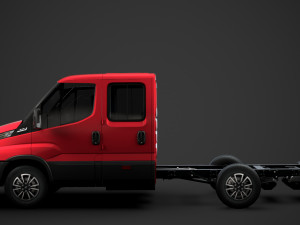 iveco daily crew cab l2 chassis 2020 Modelo 3D