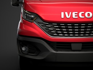 iveco daily crew cab l2 chassis 2020 Modelo 3D