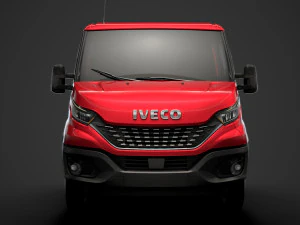 iveco daily crew cab l2 chassis 2020 3D Model