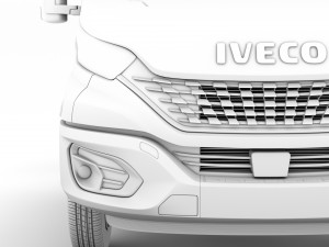 iveco daily crew cab l2 chassis 2020 Modelo 3D