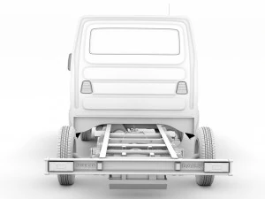 iveco daily crew cab l2 chassis 2020 3D Model