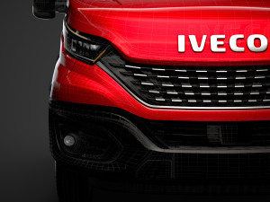 iveco daily crew cab l2 chassis 2020 Modelo 3D