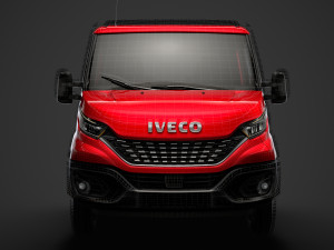 iveco daily crew cab l2 chassis 2020 Modelo 3D