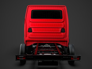 iveco daily crew cab l2 chassis 2020 Modelo 3D